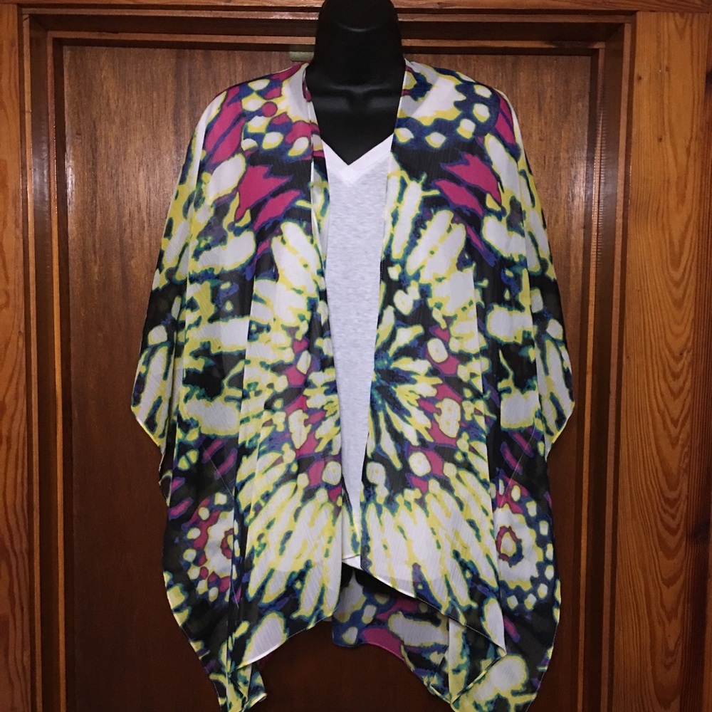 Fun Tie Dyed Kimono